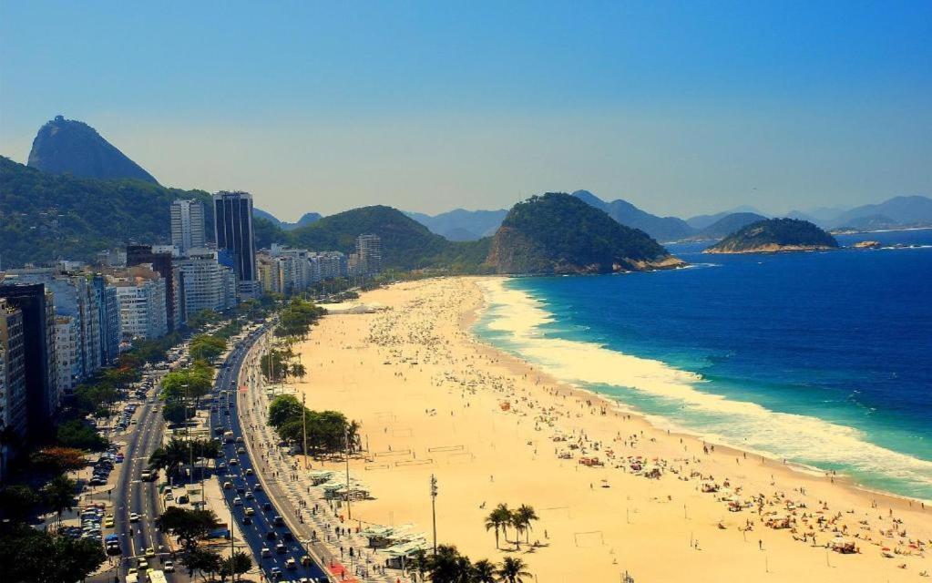 Apartamento Completo Na Praia De Copacabana 02 Quartos Com Vista Lateral Mar Em Andar Alto, Ar, Wifi , Netflix, Pauloangerami Rmvc18 Rio de Janeiro Esterno foto