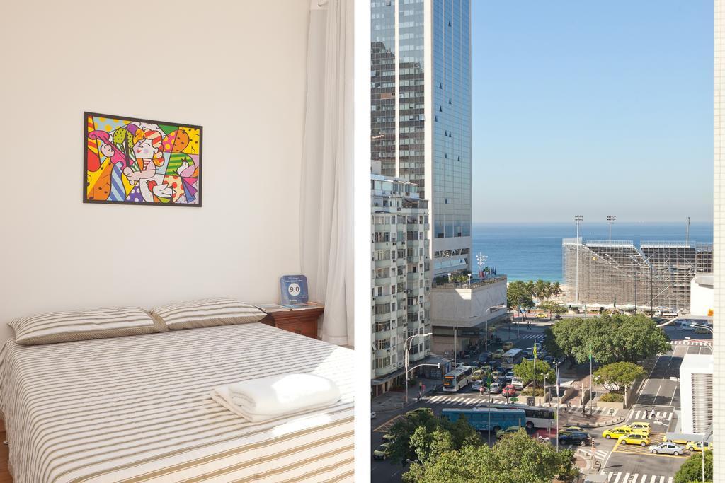 Apartamento Completo Na Praia De Copacabana 02 Quartos Com Vista Lateral Mar Em Andar Alto, Ar, Wifi , Netflix, Pauloangerami Rmvc18 Rio de Janeiro Esterno foto